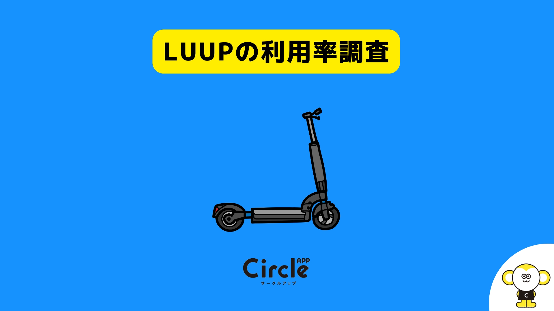 大学生のLUUP利用率調査。大学生のLUUP利用率は11.5%。